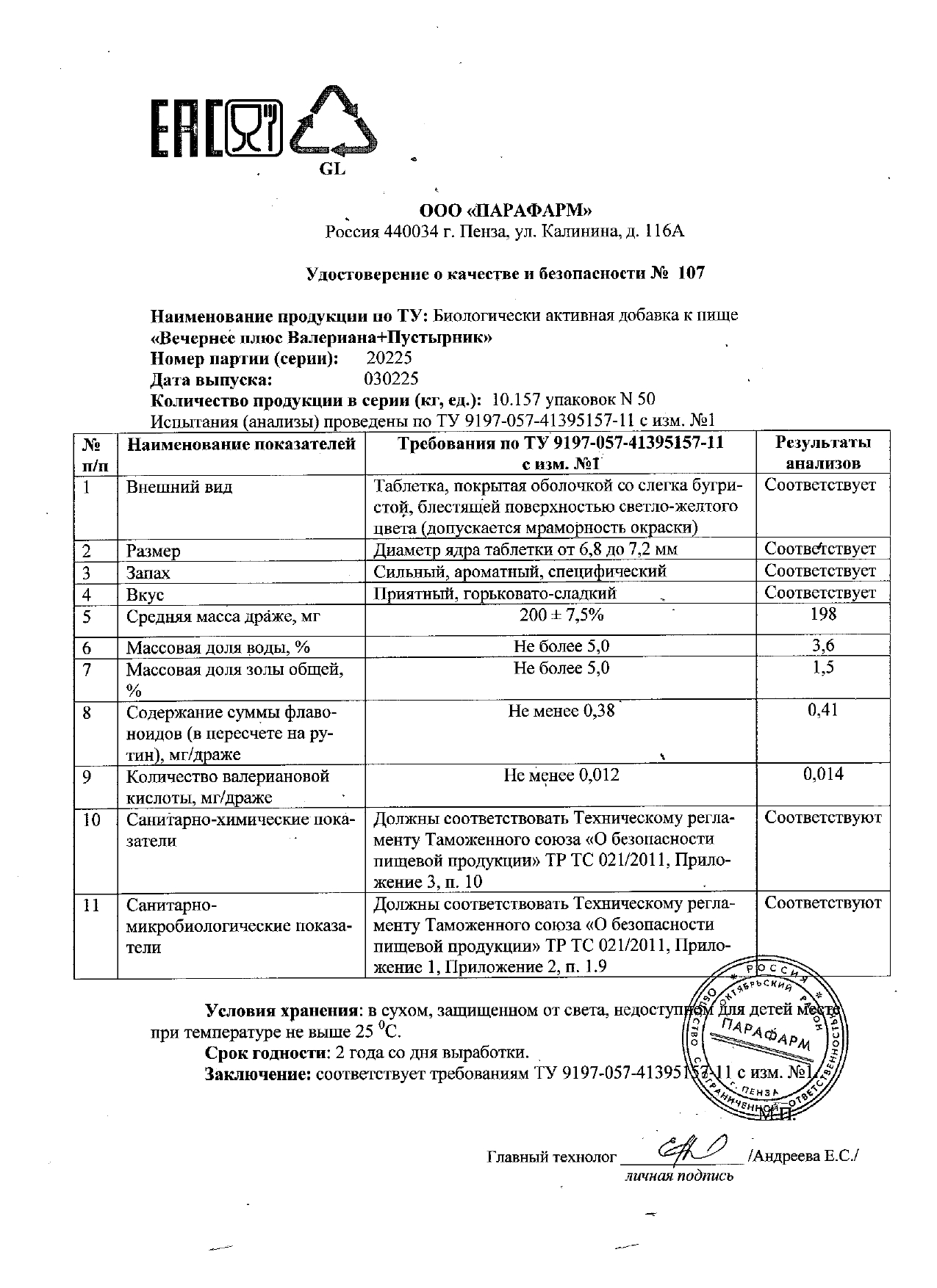 Паспорт №022025